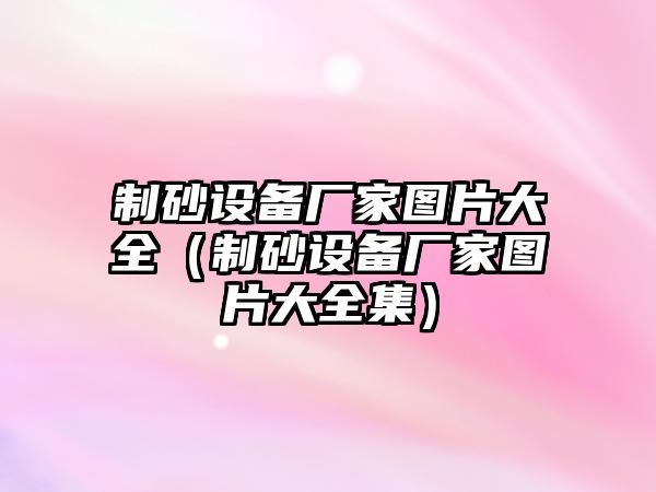 制砂設(shè)備廠家圖片大全（制砂設(shè)備廠家圖片大全集）