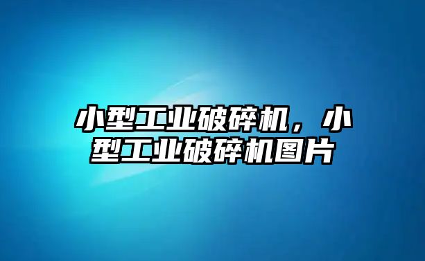 小型工業(yè)破碎機(jī)，小型工業(yè)破碎機(jī)圖片